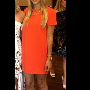 Orange summer dress